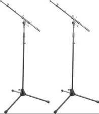 (2) NEW On-Stage Stands MS9701TB+ Tripod Boom Mic Stand MAKE OFFER picture