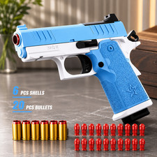 Shell Ejection Toy Pistol Continuous Firing Blaster Kids Outdoor Shooting Game picture
