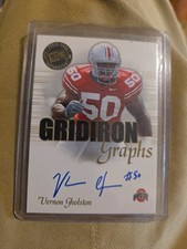 2008 Press Pass SE - Gridiron Graphs Vernon Gholston #GG-VG (AU, RC) picture
