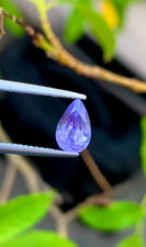 AIG CERTIFIED 1.98ct 100%NATURAL Earth-Mined NO-Heat Violet SAPPHIRE Pear Shape picture