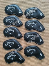 9Pcs Golf Iron Headcovers For Callaway 4-9ASP Golf Covers Case Leather Magnetic picture