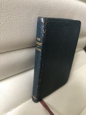 RARE Vintage Harper KJV New Testament & Psalms Pocket Bible Leather TP49X Gilded picture