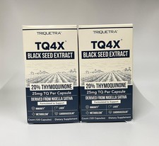 2X 120 Capsule Triquetra Health TQ-Advanc Black Seed Oil Softgels  5%Thymoquinon picture