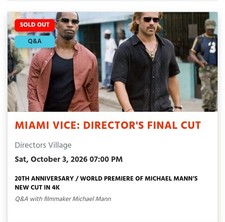 Beyond Fest 2 Tickets Miami Vice Director's Cut Directors Village 10/03/26 7pm picture