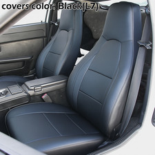 PORSCHE 928 944 993 968 924 S.LEATHER CUSTOM FIT 2 FRONT SEAT COVERS 13 COLORS picture