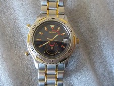 SEIKO CHRONOGRAPH SPORTS 150 DANCING HANDS 6M25 15 BAR -PARTS/REPAIR- RUNS- READ picture