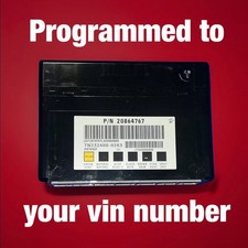 2007-13  GM Body Control Module Programmed To Your VIN BCM 20864767 picture