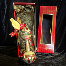 Waterford Holiday Heirlooms Ball Christmas Ornament Glitter Hanging #148260 picture