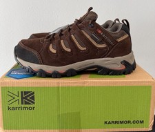 NEW Karrimor Mount Low 7 Weathertite Hiking Walking Shoes Brown Mens 9 Dynagrip picture