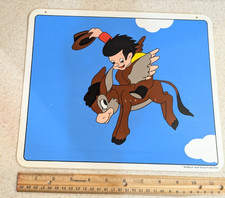 Vintage 1967 The Flying Gauchito Sign Teacher Walt Disney Productions Plastic picture