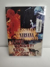 Nirvana Live Tonight Sold Out DVD New Sealed Kurt Cobain Concert Music Video picture