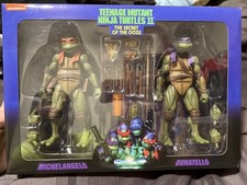 NECA Teenage Mutant Ninja Turtles MICHELANGELO DONATELLO 2-Pack Secret Ooze TMNT picture