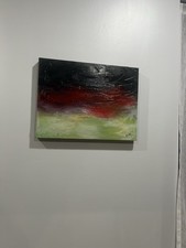 Original Heavily Textured Abstract Canvas Painting Wall Art Home Decor picture