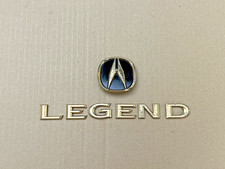 91 92 93 94 95 ACURA LEGEND COUPE SEDAN GOLD REAR TRUNK EMBLEM BADGE LOGO OEM picture