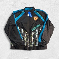 Adidas Manchester United MUFC JKT 90 Size M Black Windbreaker picture