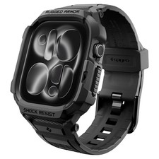 For Apple Watch Series 12 42mm 46mm | Spigen [ Rugged Armor Pro ] Case + Band picture