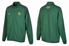 Nike Baylor Bears Championship Club Full Zip Jacket Men’s Green XL picture