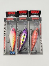3x Rapala SR-8 Deep Runner Shad Rap Lot in Three Killer Colors~New  picture