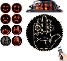 Car Hand Light with Remote, LED Hand Gesture Light for Car Window, Visual Driver picture