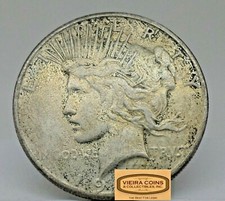 1921-1935 Random Year Cull Peace Silver Dollar, Full Dates, no Holes - #D9 picture