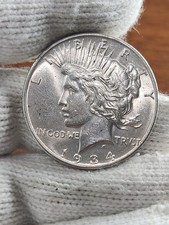 Beautiful Rare BU Semi-Key 1934-D Peace Silver Dollar (VIDEO) [000942] picture
