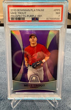2010 Bowman Platinum - Prospects Mike Trout #PP5 Purple Refractor (RC) picture