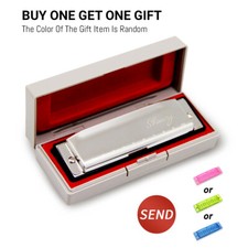 East top Harmonica Upgraded Diatonic Harmonica Key of C Shonrry Harmonica Gift picture