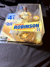 McFarlane Jackie Robinson Los Angeles Dodgers MLB Baseball Action Figure #42 picture