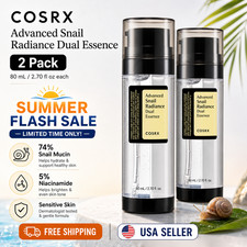 COSRX Snail Mucin 74% Niacinamide 5% Dual Essence 80ml x2 Anti-Aging K-Beauty picture