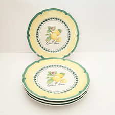 MINT Villeroy & Boch French Garden Lemon Salad Plates 8” Set of 4 LUXEMBOURG picture