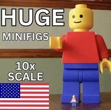 Custom GIANT JUMBO Minifig LEGO Mini Fig Ornament Display 10:1 Scale ~16
