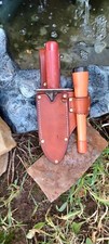 Metal Detecting Digging Tool/PinPointer Leather Sheath. picture
