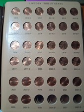 2010-2025 LINCOLN CENTS P & D. WITH 2 PAGES FOR PROOFS. picture