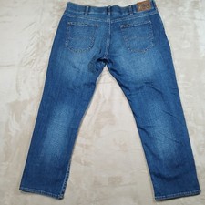 Lee Extreme Motion Maddox Jeans Men’s 40x30 Dark Wash Regular Taper Stretch picture