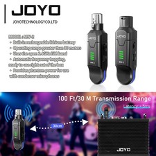 JOYO MW-2 Wireless XLR Microphone System 2.4GHz 48V Phantom Dynamic Condenser picture