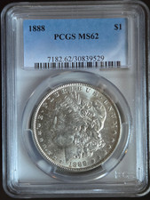 1888-P Morgan Silver Dollar PCGS MS62 picture