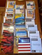 Homeschool Curriculum 11th Grade. BJU Press. Entire Set Guides, Books, Tests. picture
