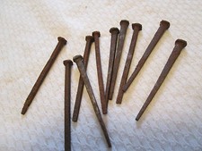 15 Vintage Used Square Nails  2-1/2 inch picture