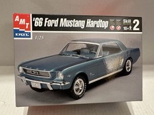 AMT Ertl 1966 Ford Mustang Hardtop 1/25 Scale Model Kit 31542 2001 Open Box picture