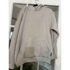 Comfrt Everyday Hoodie Sand Beige Oversized Fleece Sweatshirt Large picture