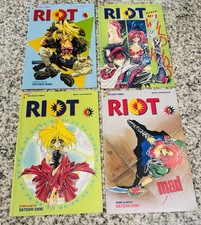 Viz Comics Riot  comic lot #1 2 5 6 Act Lot Of 4  Vintage 9.4-9.6 NM picture