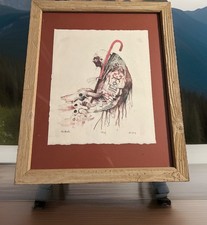 John Doyle Native American Shaman Indian Lithograph 50/75 Signed Rare Lakota Art picture