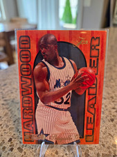 Fleer 1995-96 Flair Hardwood Leader Shaquille O'Neal Magic #19 Insert picture