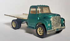 Vtg Ertl IH International Harvester Tilt Flatbed LOADSTAR 1600 Farm Truck AQUA picture