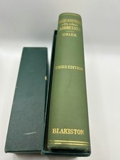 Aequanimitas Osler 1932 3rd Ed HC Medical Classic w/ Slipcase picture