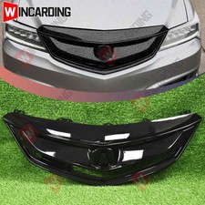 For 2016 2017 2018 Acura ILX Front Bumper Upper Grille Grill Molding Gloss Black picture
