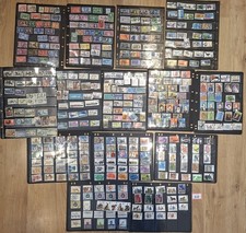 USED GB COMMEMORATIVES - VIRTUALLY A FULL SET, 1924 TO 1978. 400+ STAMPS. (R537) picture