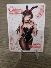Chizuru Rent a Girlfriend Bunny edition Anime Card Custom Neko Nevi Series picture