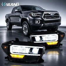 VLAND For 2015-2023 Toyota Tacoma Full LED Headlights Reflector Assembly 1Pair picture