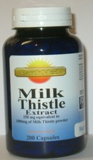 New Milk Thistle/Silymarin Herb 1000mg 200 capsules picture